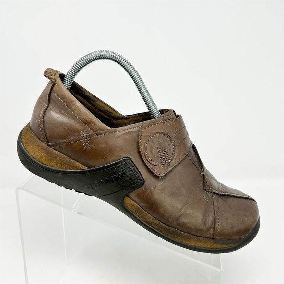 Romika Women's Chocolate Brown Leather Slip-On Casual Loafers Size 40 (US 9-9.5) - Picture 1 of 12